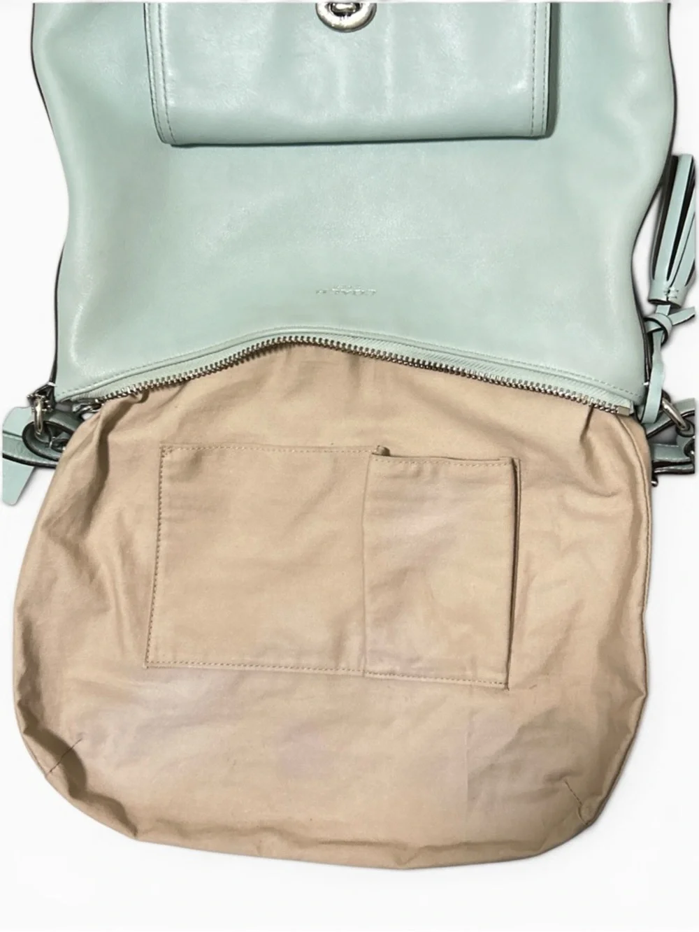 COACH Legacy Courtney Hobo w/Matching Compact Wallet in Mint